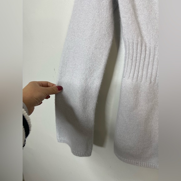 Anthropologie Precious Peony Floral Embellished Cardigan sweater Cashmere Rabbit - Picture 5 of 11